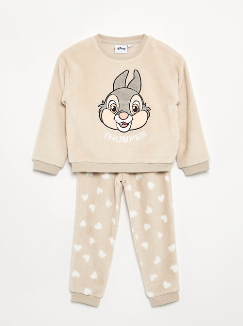 Completo pigiama 'Tamburino' 'Disney' in pile - 2 pezzi - Kiabi
