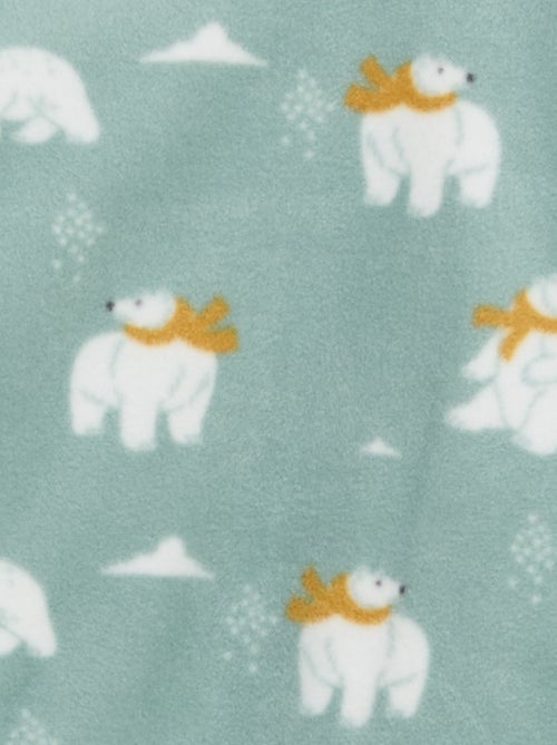 Completo pigiama top + pantaloni in pile - Kiabi