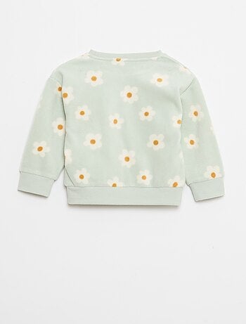 Completo pigiama top + pantaloni in pile