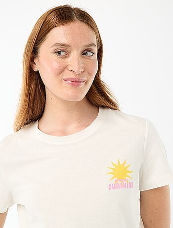 Completo pigiama top + shorts leggero a righe all-over