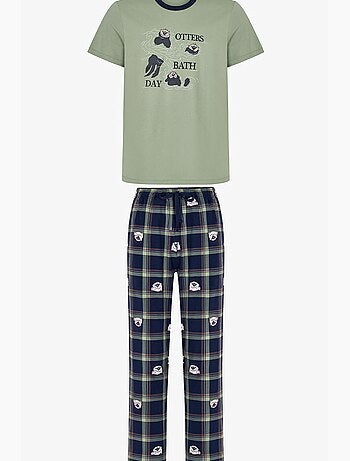 Completo pigiama uomo other bath con pantaloni penti