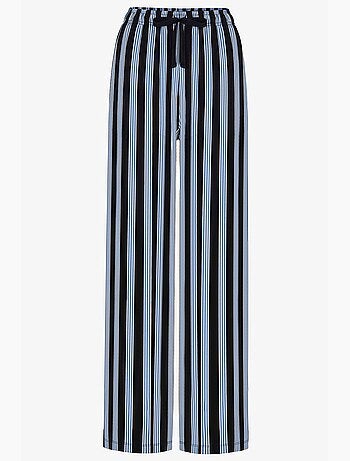 Completo pigiama uomo steel a righe, maniche lunghe penti