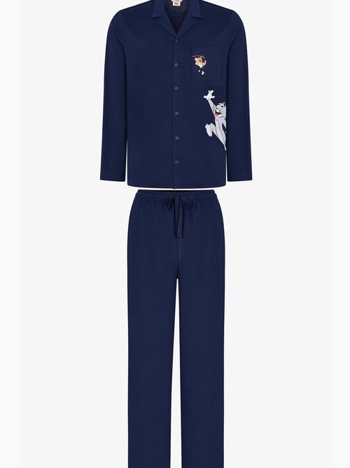 Completo pigiama uomo tom&jerry con camicia a maniche lunghe e pantaloni penti - Kiabi Completo pigiama uomo tom&jerry con camicia a maniche lunghe e pantaloni penti - Kiabi