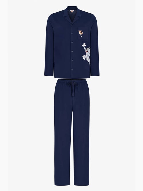 Completo pigiama uomo tom&jerry con camicia a maniche lunghe e pantaloni penti - Kiabi Completo pigiama uomo tom&jerry con camicia a maniche lunghe e pantaloni penti - Kiabi