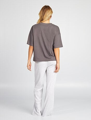 Completo pigiama 'Wednesday' t-shirt + pantaloni - 2 pezzi