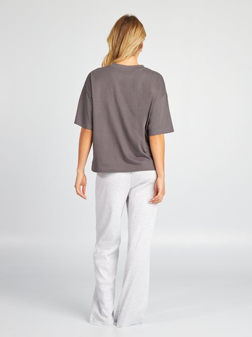 Completo pigiama 'Wednesday' t-shirt + pantaloni - 2 pezzi - Kiabi