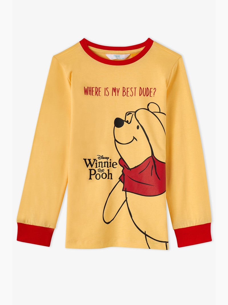 Completo pigiama winnie the pooh in cotone a maniche corte per bambina penti Ambra - Kiabi