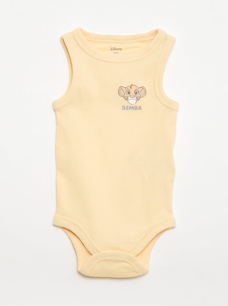 Completo pigiamino + body 'Disney' 'Simba' Giallo - Kiabi