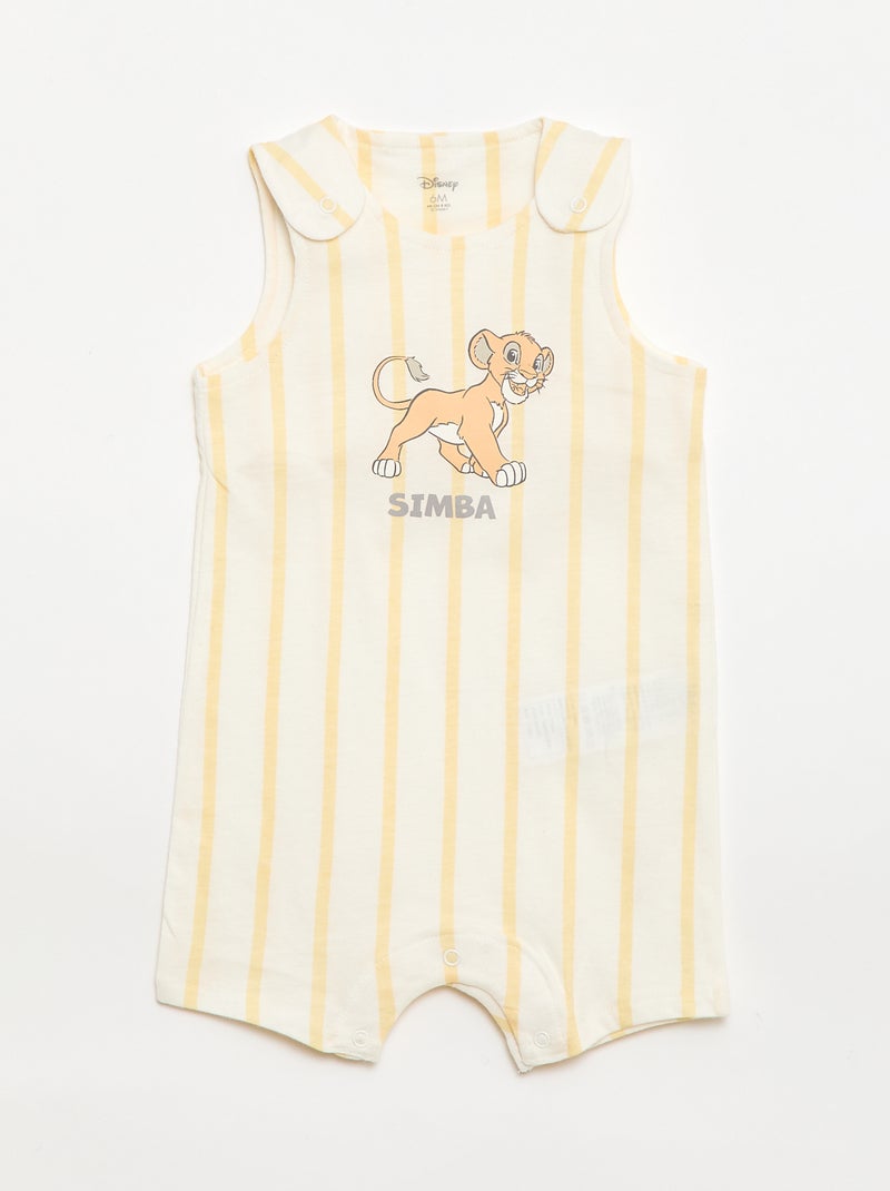 Completo pigiamino + body 'Disney' 'Simba' Giallo - Kiabi