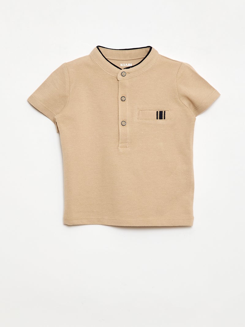 Completo polo + pantaloncini - 2 pezzi Beige - Kiabi
