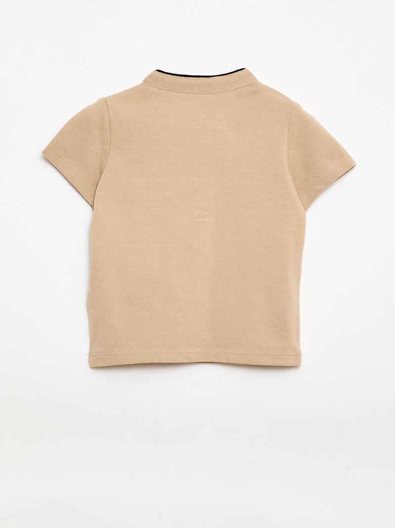 Completo polo + pantaloncini - 2 pezzi Beige - Kiabi