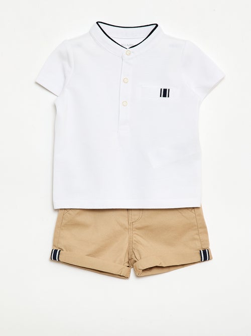 Completo polo + shorts - 2 pezzi - Kiabi