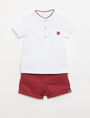 Completo polo + shorts - 2 pezzi