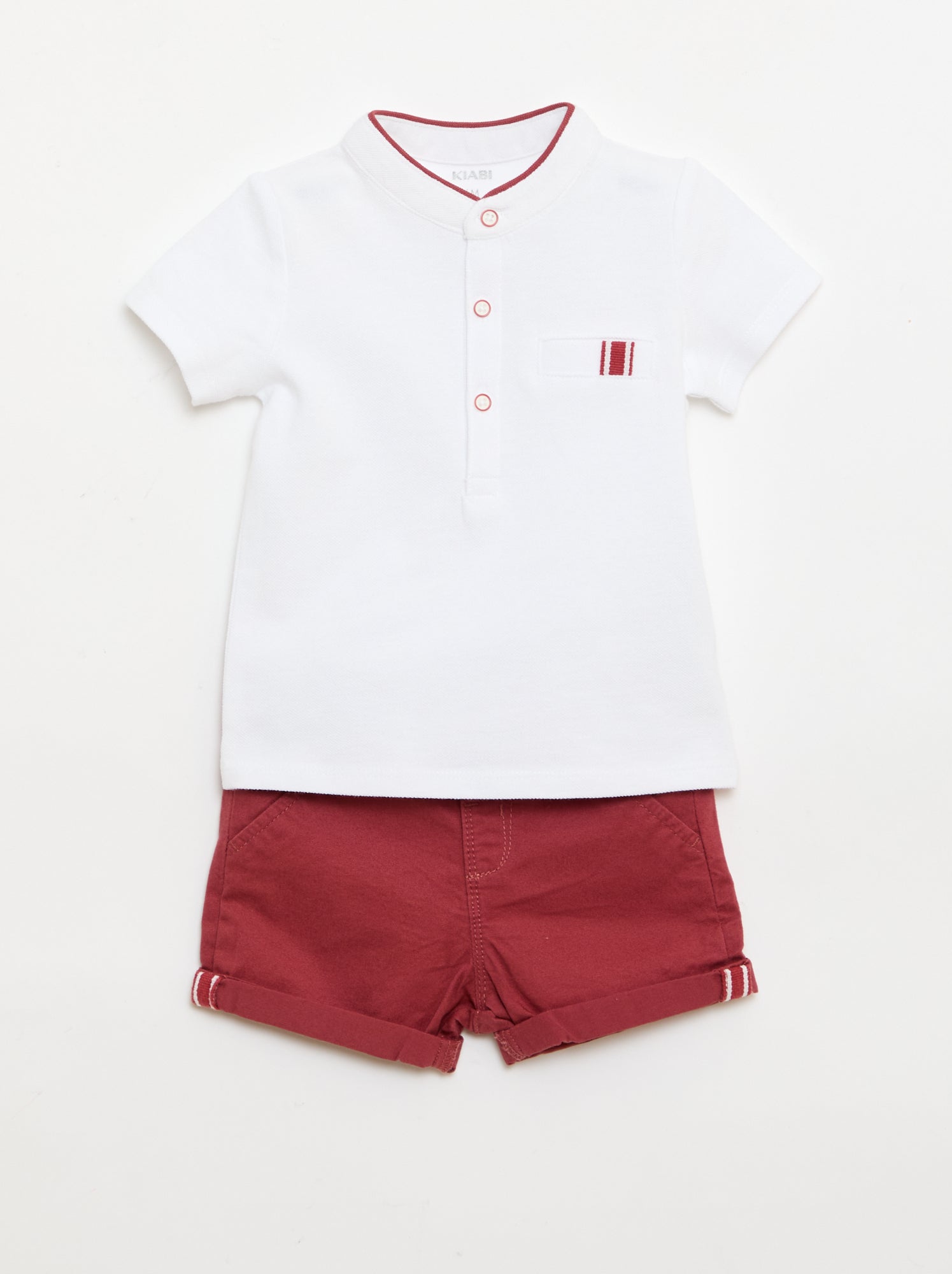 Completo polo + shorts - 2 pezzi