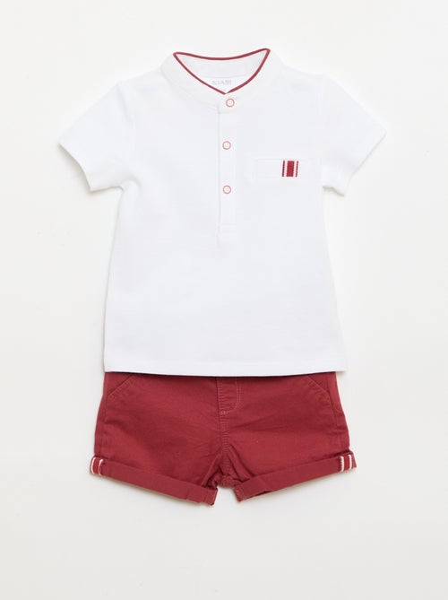 Completo polo + shorts - 2 pezzi - Kiabi