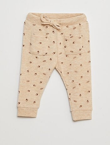 Completo pullover + pantaloni in maglia soffice - 2 pezzi