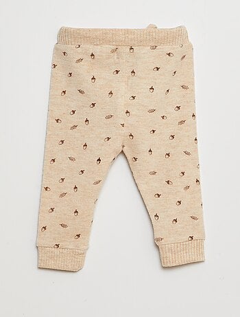 Completo pullover + pantaloni in maglia soffice - 2 pezzi