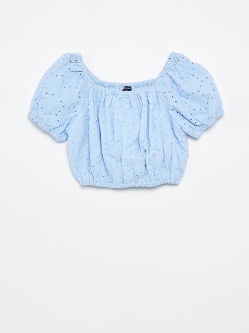 Completo ricamato 2 pezzi - shorts + blusa - Kiabi
