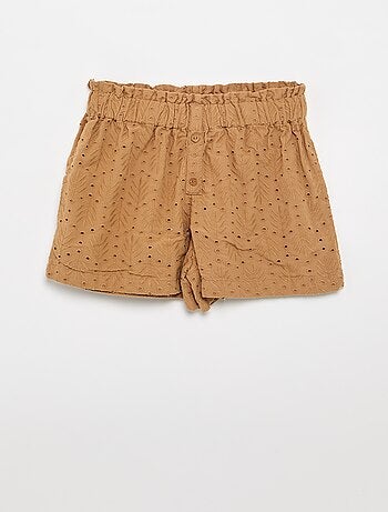 Completo ricamato 2 pezzi - shorts + blusa