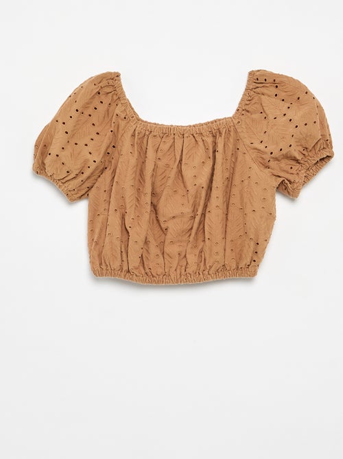 Completo ricamato 2 pezzi - shorts + blusa - Kiabi