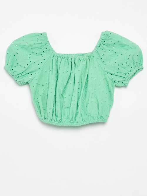Completo ricamato 2 pezzi - shorts + blusa - Kiabi