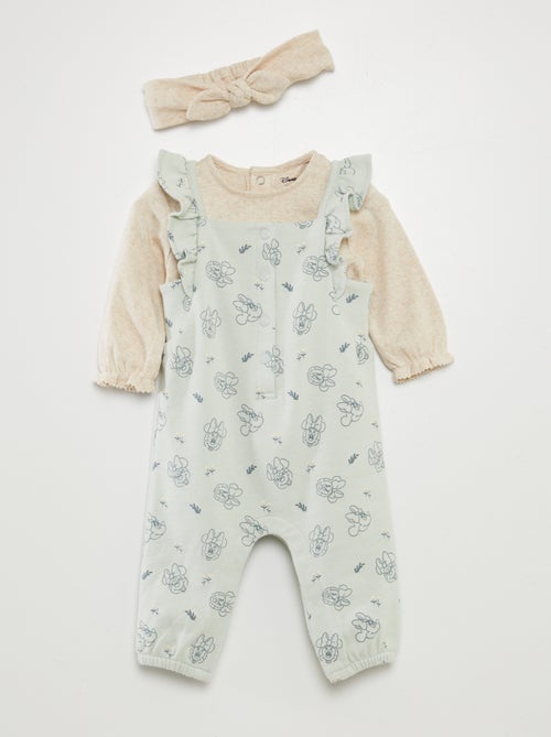 Completo salopette + body 'Minnie' 'Disney' - 2 pezzi - Kiabi