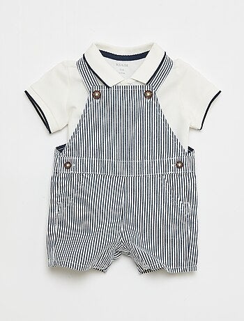 Completo salopette + polo - 2 pezzi