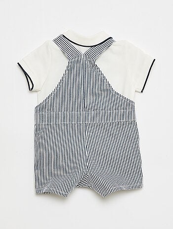 Completo salopette + polo - 2 pezzi