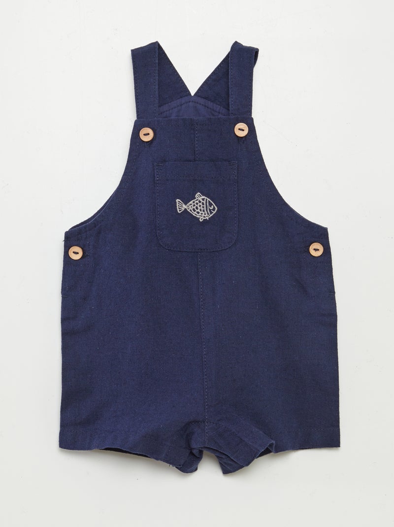 Completo salopette + t-shirt - 2 pezzi BIANCO - Kiabi