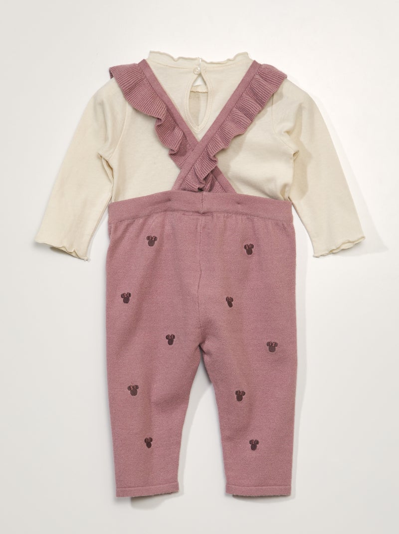 Completo tutina salopette + body 'Stitch' - 2 pezzi - BLU - 13.00