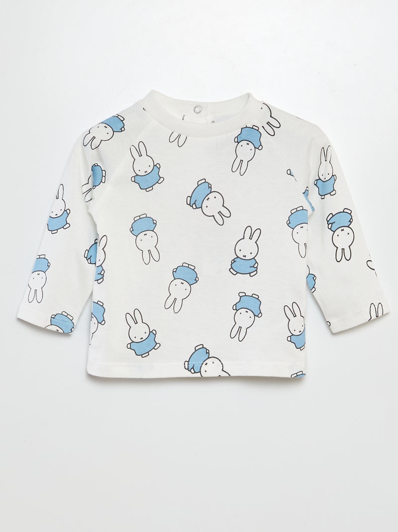 Completo salopette + T-shirt 'Miffy' - 2 pezzi BIANCO - Kiabi