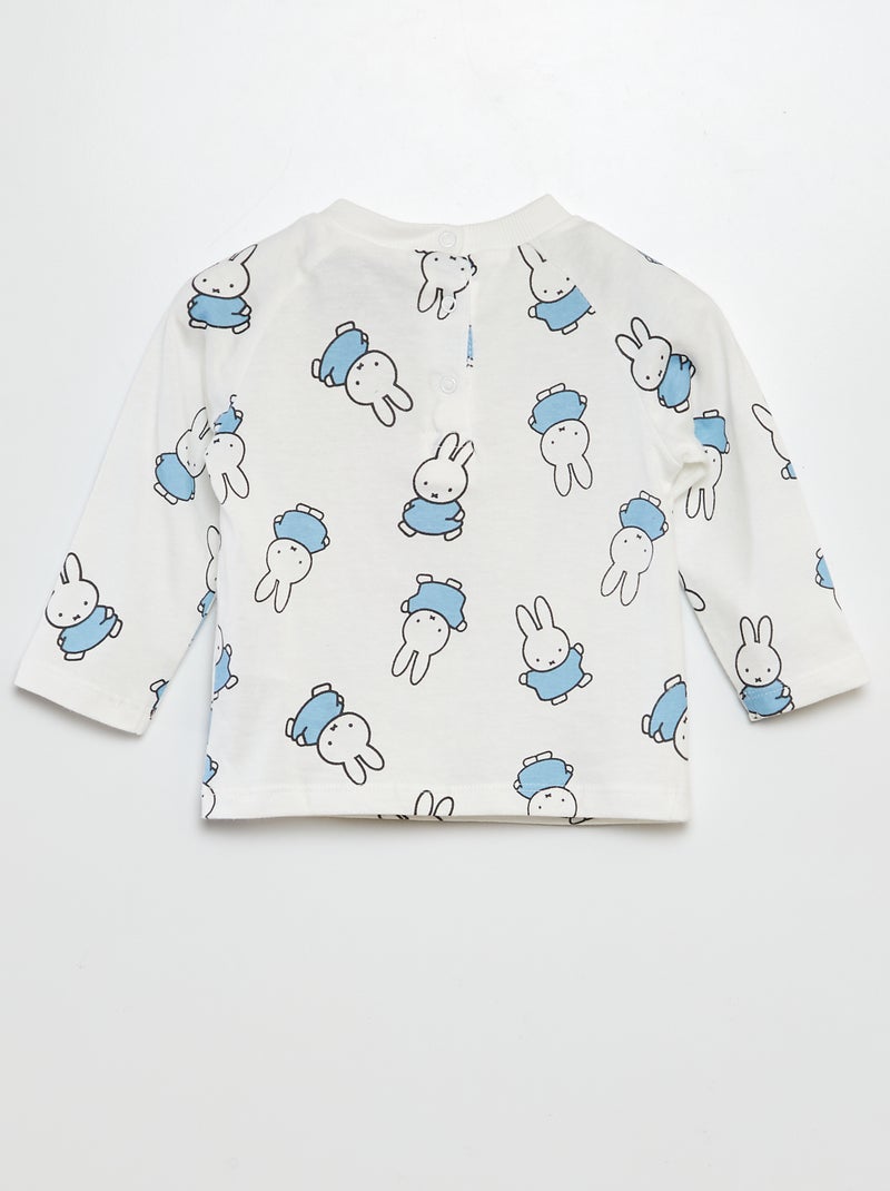Completo salopette + T-shirt 'Miffy' - 2 pezzi BIANCO - Kiabi