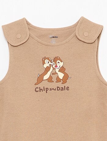 Completo salopette tutina + body a maniche lunghe 'Disney'