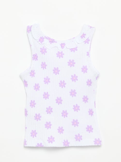 Completo short + canotta in maglia traforata - Kiabi