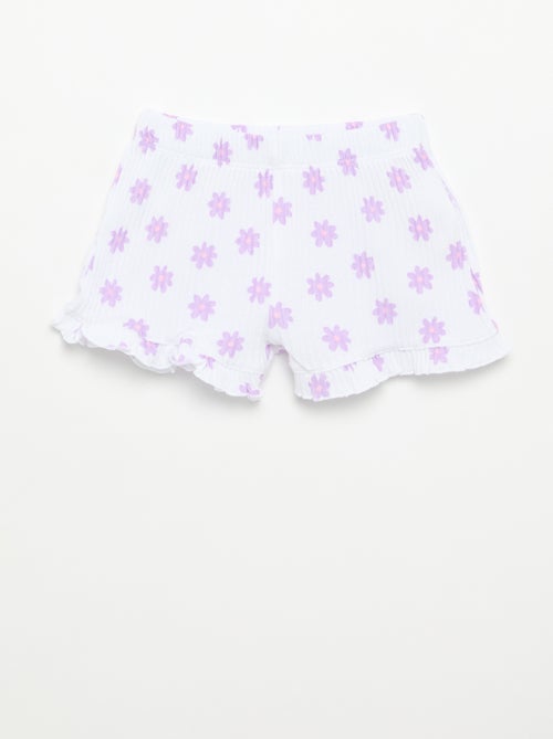 Completo short + canotta in maglia traforata - Kiabi