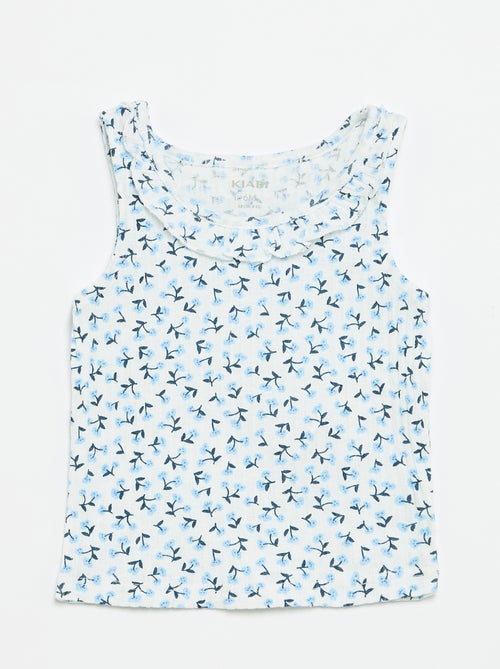 Completo short + canotta in maglia traforata - Kiabi