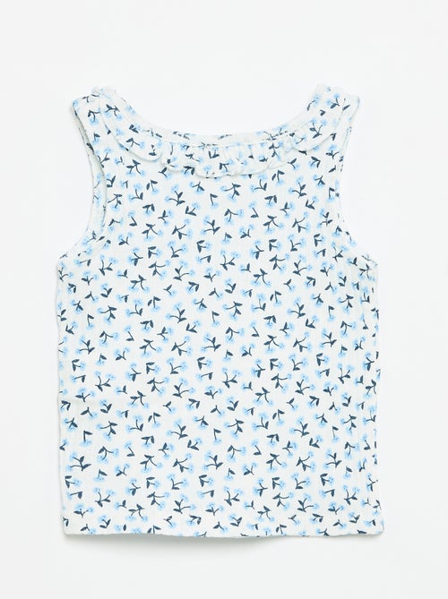 Completo short + canotta in maglia traforata - Kiabi