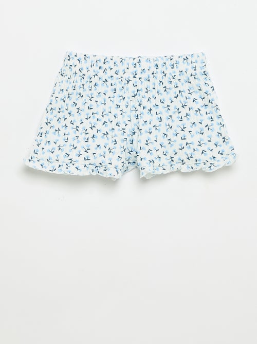 Completo short + canotta in maglia traforata - Kiabi