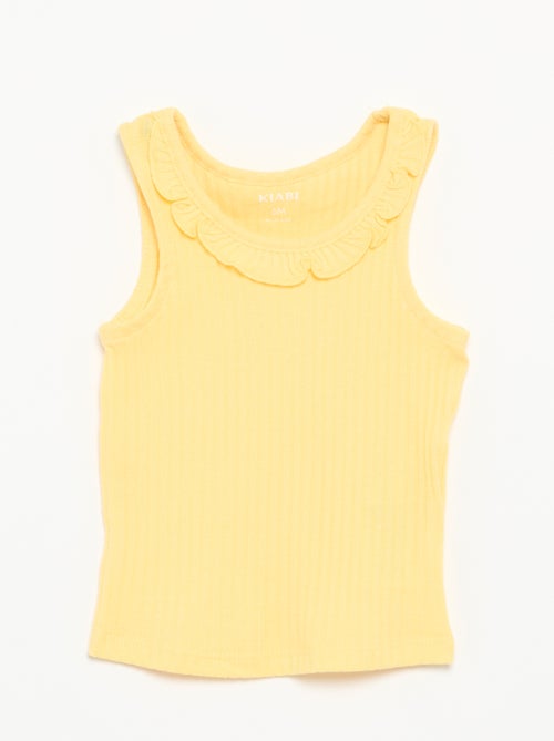 Completo short + canotta in maglia traforata - Kiabi