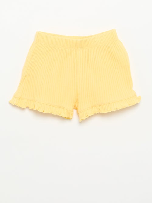 Completo short + canotta in maglia traforata - Kiabi