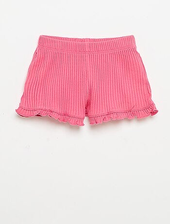 Completo short + canotta in maglia traforata