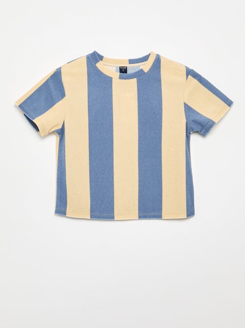 Completo short e T-shirt in maglia bouclé - Kiabi