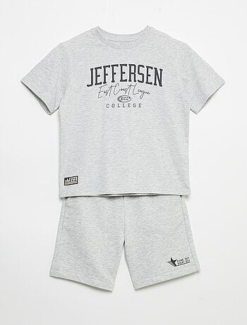 Completo short + t-shirt - 2 pezzi