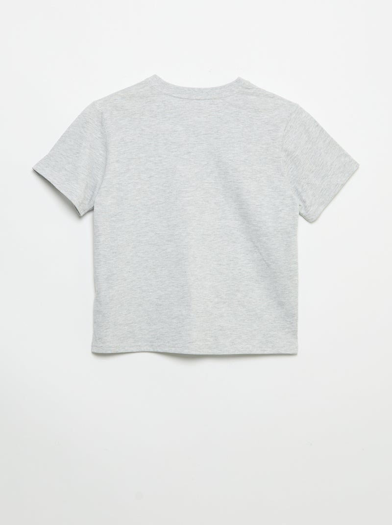 Completo short + t-shirt - 2 pezzi Grigio - Kiabi