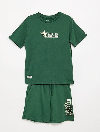 Completo short + t-shirt - 2 pezzi