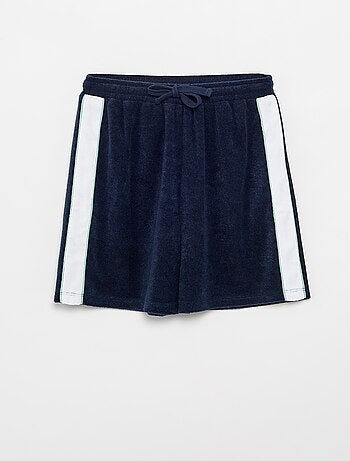 Completo short + T-shirt con bande a contrasto