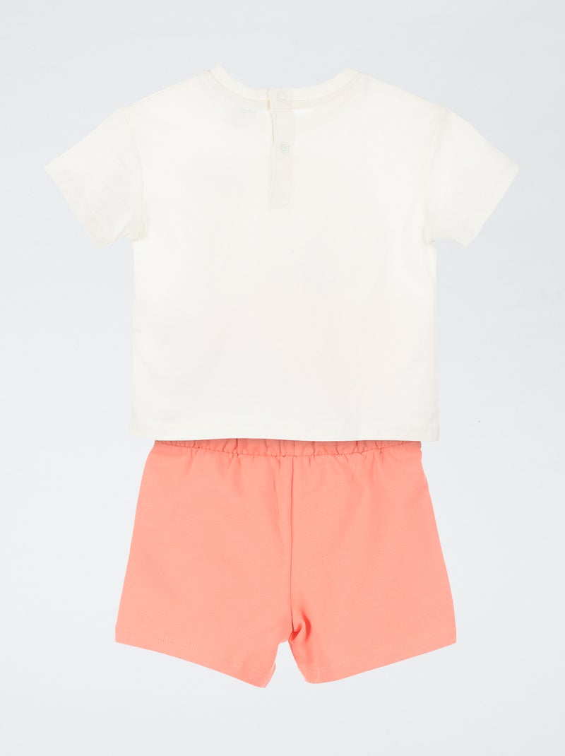 Completo short + t-shirt 'Paw Patrol' - 2 pezzi Beige - Kiabi