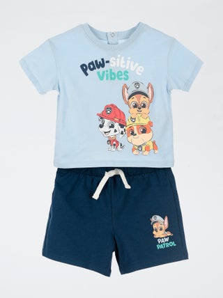 Completo short + t-shirt 'Paw Patrol' - 2 pezzi