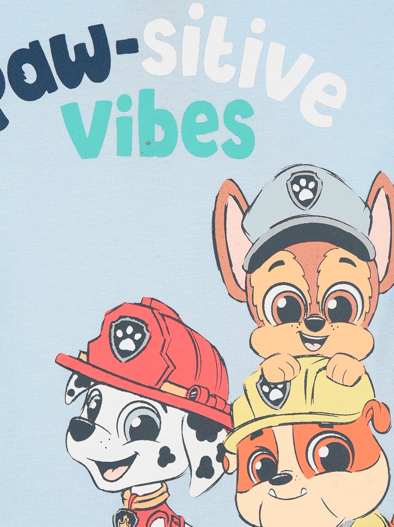 Completo short + t-shirt 'Paw Patrol' - 2 pezzi Blu - Kiabi
