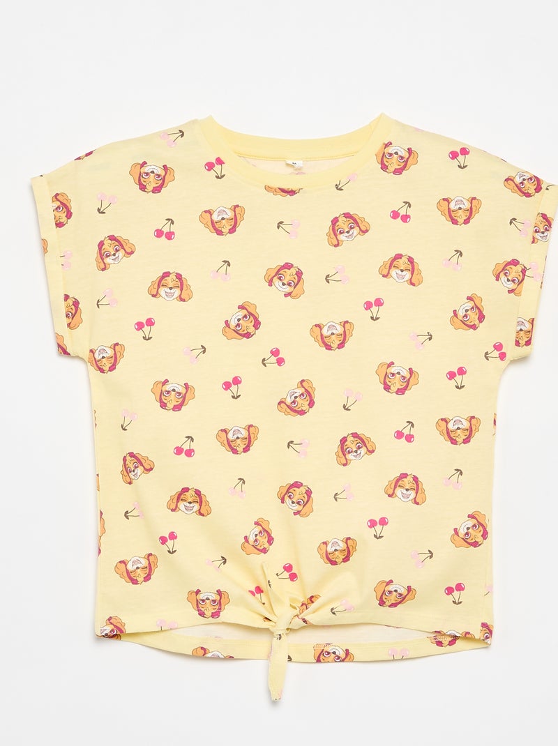 Completo short + T-shirt 'Paw Patrol' Giallo - Kiabi